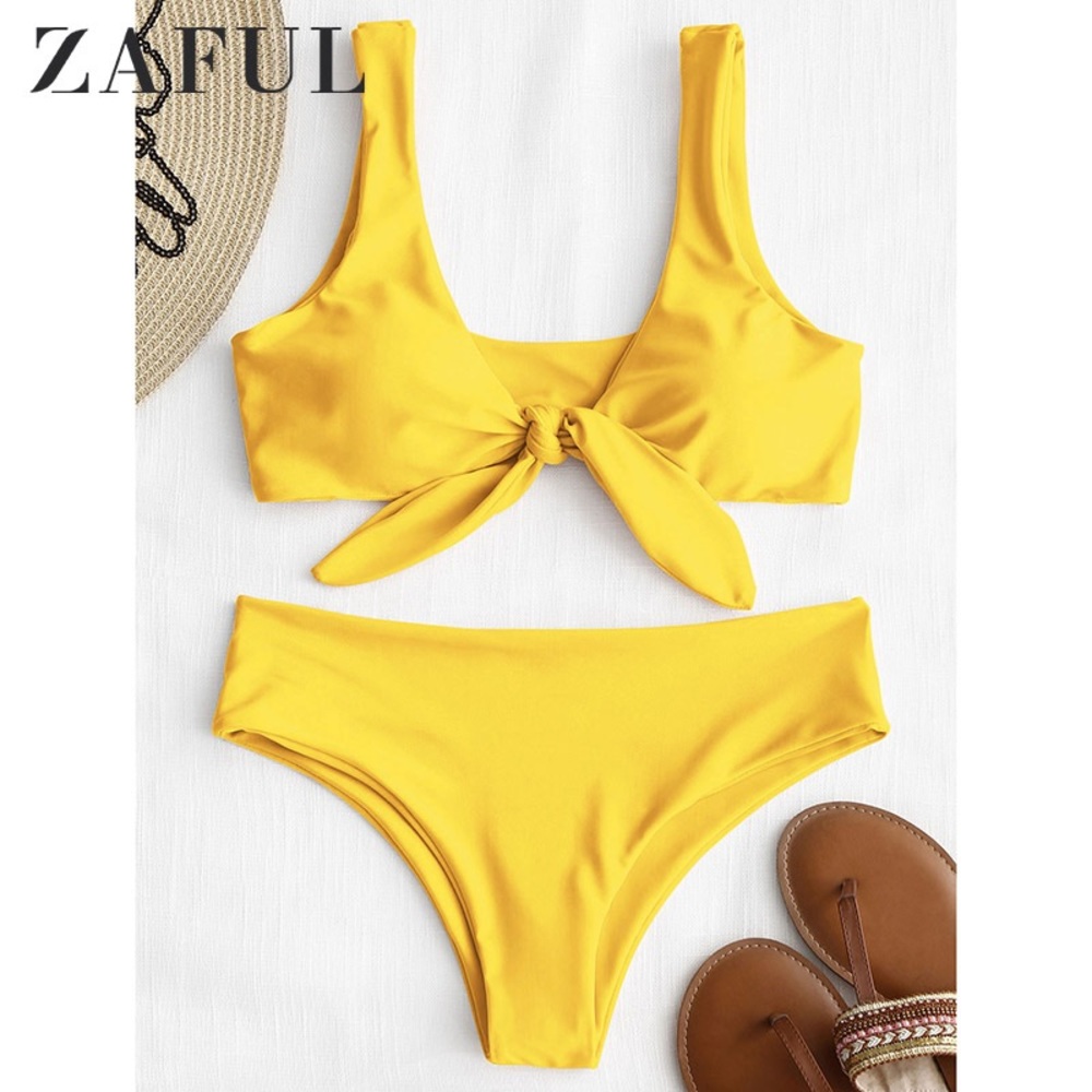 Zaful yellow bikini